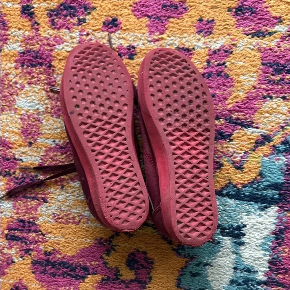 Vans Burgundy Sneakers